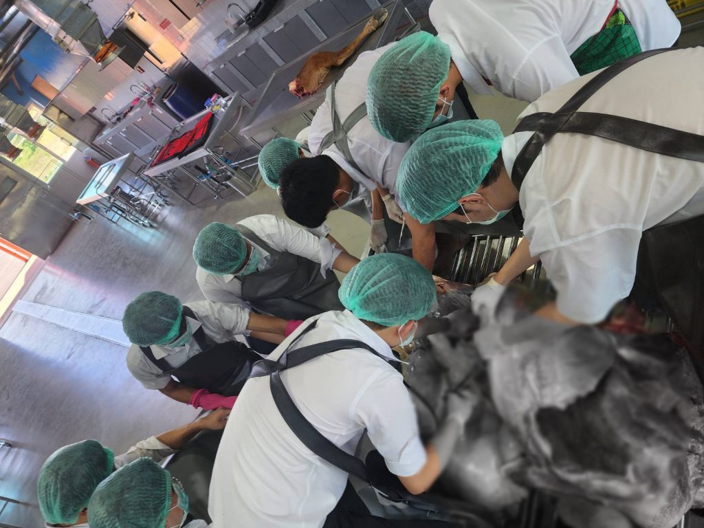 Attendance of teaching and learning of cadaver dissection “Detecting from a corpse”